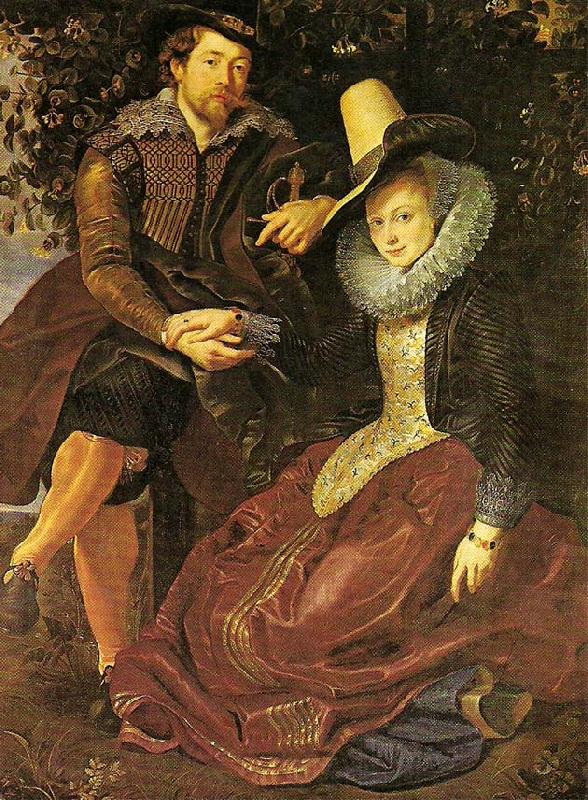 Peter Paul Rubens rubens and his wife isabella brandt Spain oil painting art